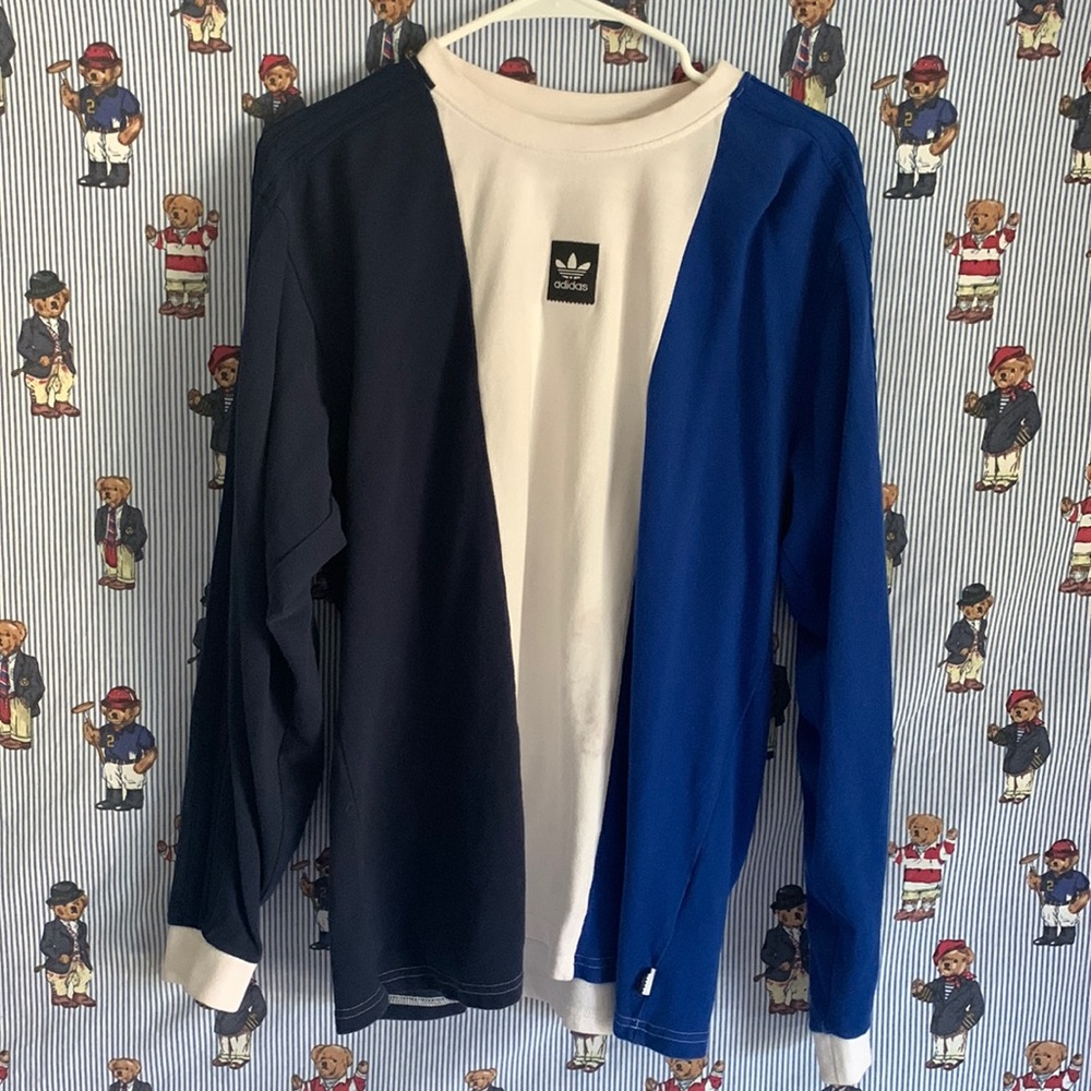 Adidas Multi Color Long Sleeve T-shirt